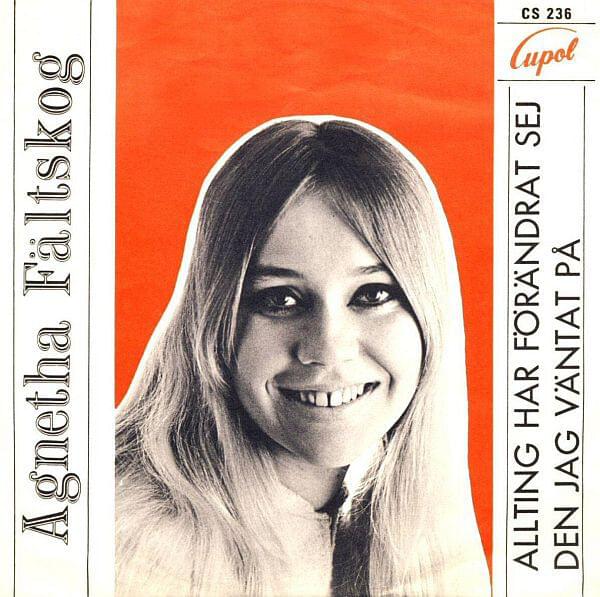 Album cover art for "Allting har förändrat sej" by Agnetha Fältskog
