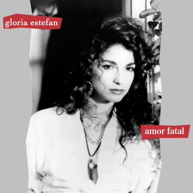 Album cover art for "Amor Fatal" by Gloria Estefan