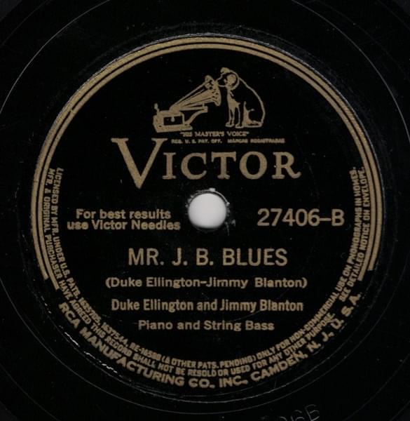 Album cover art for "Mr. J.B. Blues" by Duke Ellington