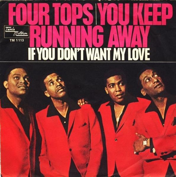 Album cover art for "You Keep Running Away" by The Four Tops