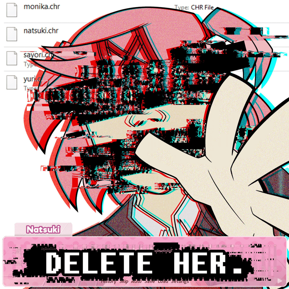 Album cover art for "Delete Her" by Rockit Music