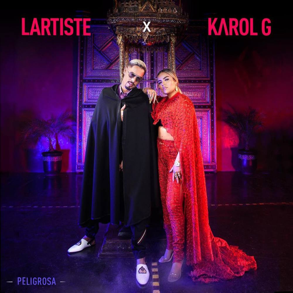 Album cover art for "Peligrosa" by Lartiste