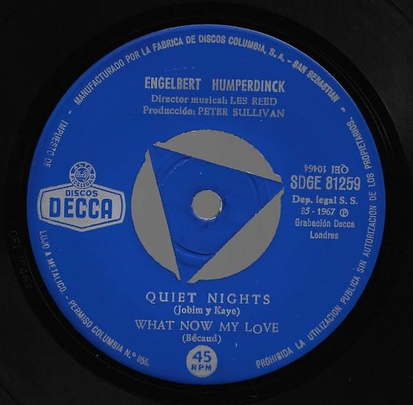 Album cover art for "What Now, My Love?" by Engelbert Humperdinck