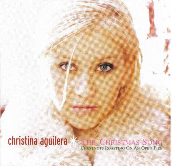 Album cover art for "The Christmas Song" by Christina Aguilera