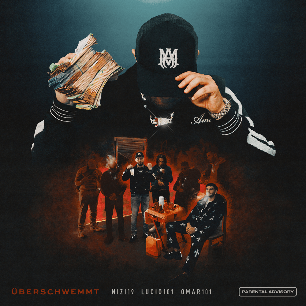 Album cover art for "Überschwemmt" by Nizi19