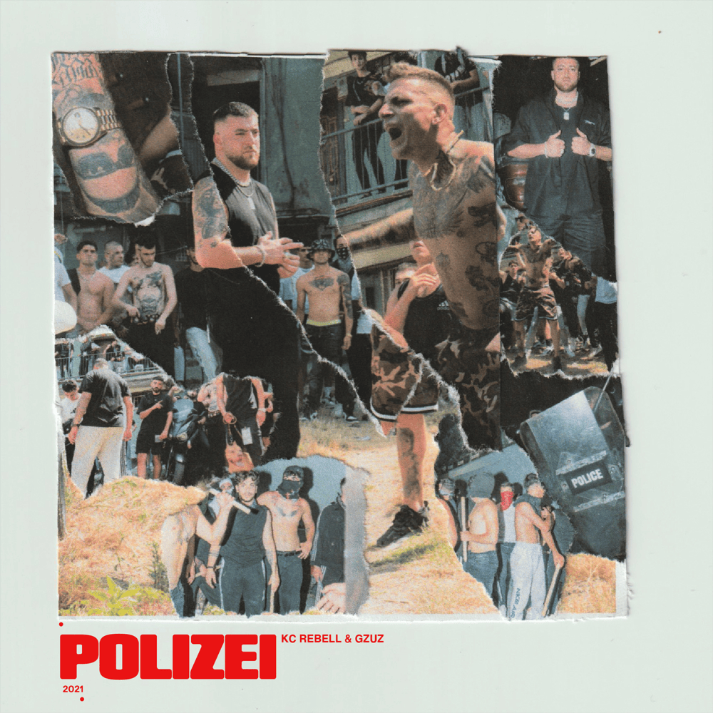 Album cover art for "Polizei" by KC Rebell