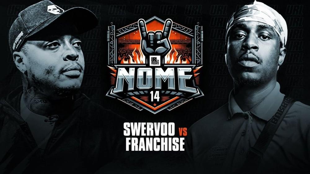 Album cover art for "Swervoo vs. Franchise" by URLtv & Franchise (Battle Rapper) & Swervoo (Battle Rapper)