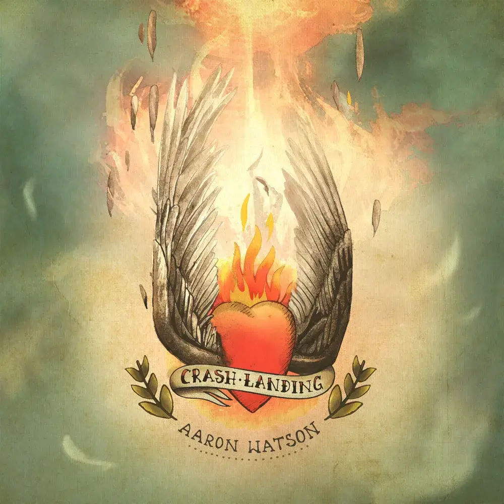 Album cover art for "Crash Landing" by Aaron Watson