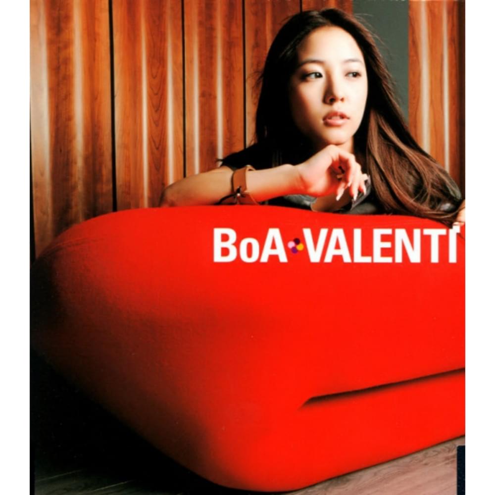 Album cover art for "VALENTI" by BoA (보아)