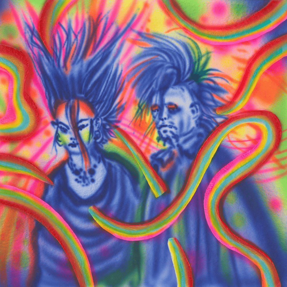 Album cover art for "Baby’s in the Void" by Black Moth Super Rainbow