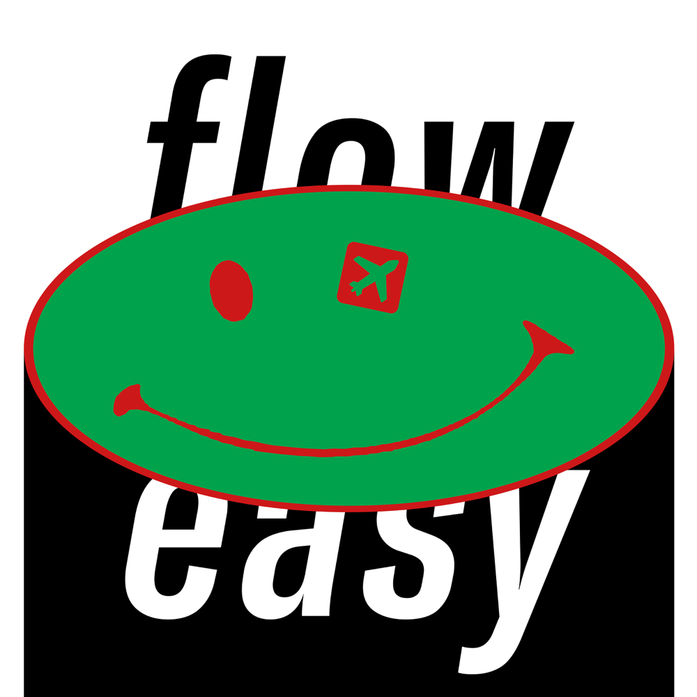 Album cover art for "Flow Easy" by Coez