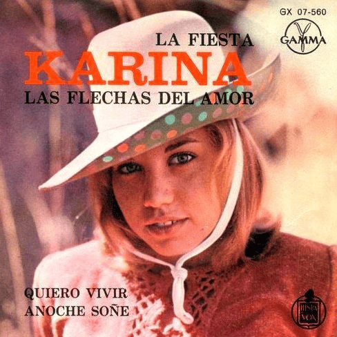 Album cover art for "Anoche Soñé" by Karina (ESP)