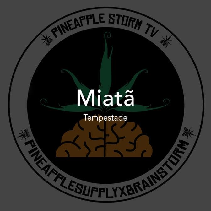 Album cover art for "Tempestade" by Miatã