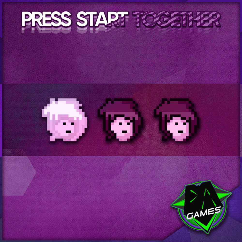 Album cover art for "Press Start Together" by DAGames