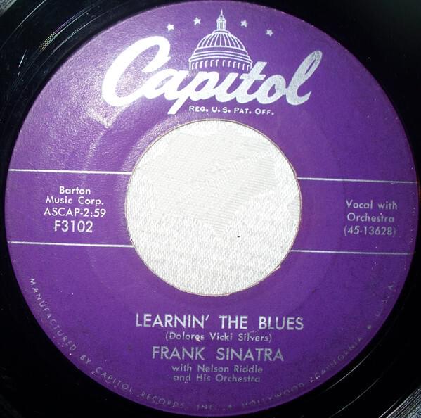 Album cover art for "Learnin’ the Blues" by Frank Sinatra