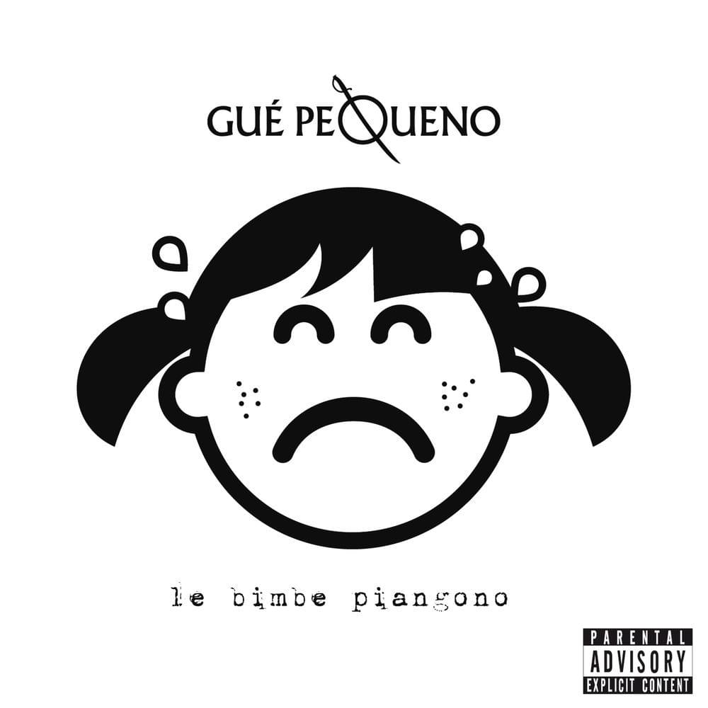 Album cover art for "Le bimbe piangono" by Guè