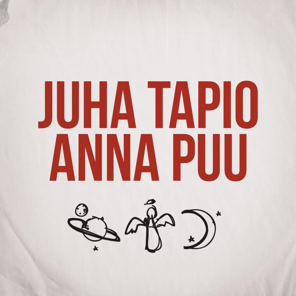 Album cover art for "Planeetat, enkelit ja kuu" by Juha Tapio & Anna Puu