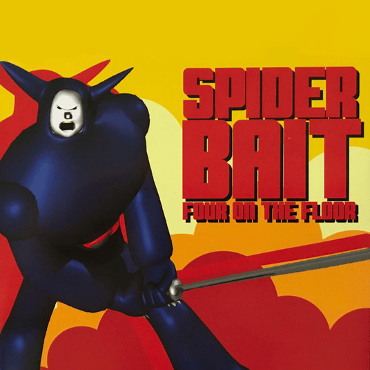 Album cover art for "Four on the Floor" by Spiderbait
