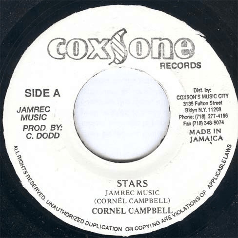 Album cover art for "Stars" by Cornell Campbell