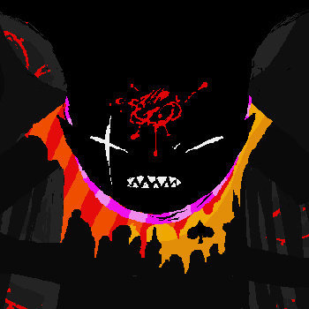 Album cover art for "Black" by Toby Fox