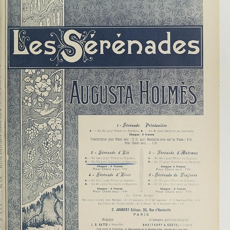 Sérénade printanière by Augusta Holmès