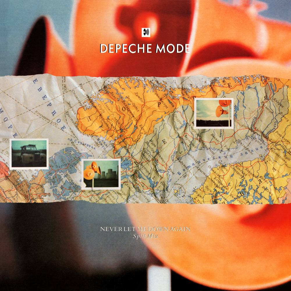 Album cover art for "Never Let Me Down Again (Split Mix)" by Depeche Mode