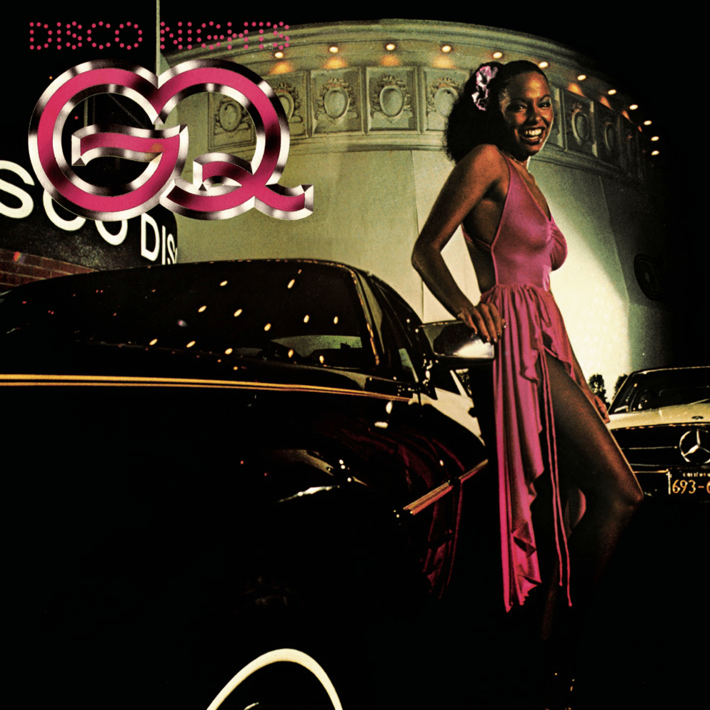 Album cover art for "Disco Nights (Rock-Freak)" by GQ (Disco Group)