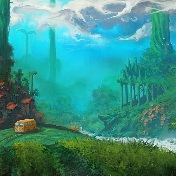 Album cover art for "Vast Valley" by Radiarc