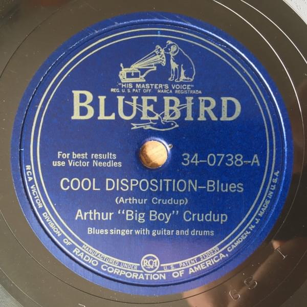 Album cover art for "Cool Disposition" by Arthur “Big Boy” Crudup