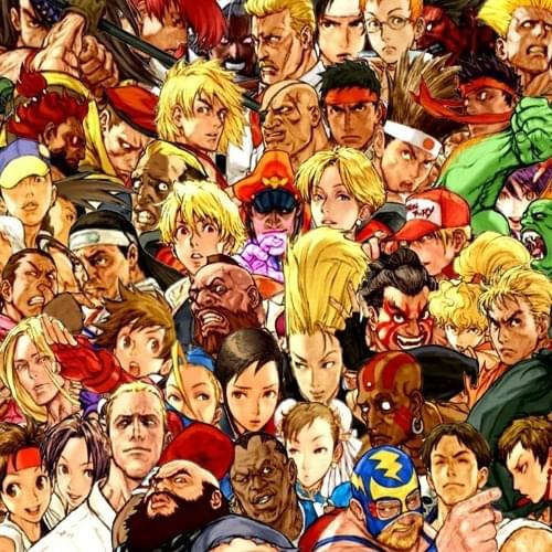 Album cover art for "Fighting games" by Meltycanon