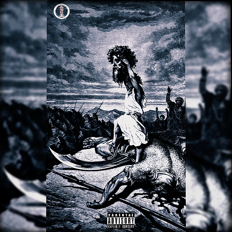 Album cover art for "DAVID’S SLINGSHOT_مقلاع داوود" by Art Smoke