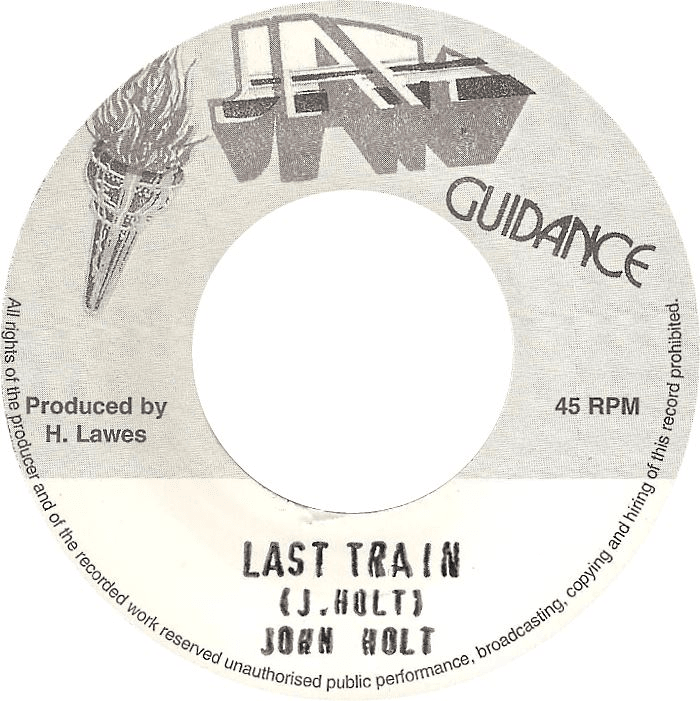 Album cover art for "Last Train" by John Holt