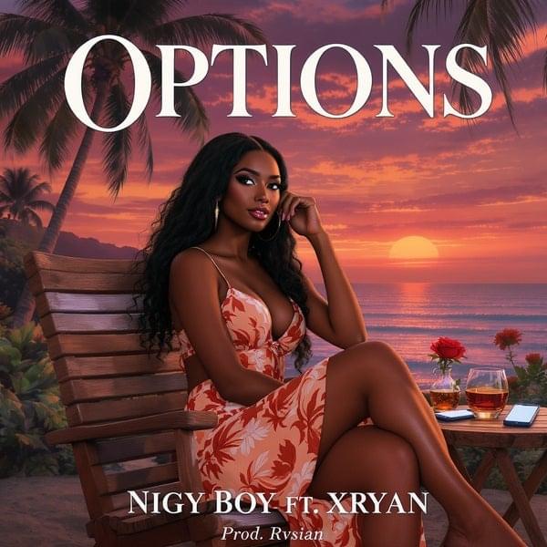 Album cover art for "Options" by Nigy Boy & Xryan Muzik