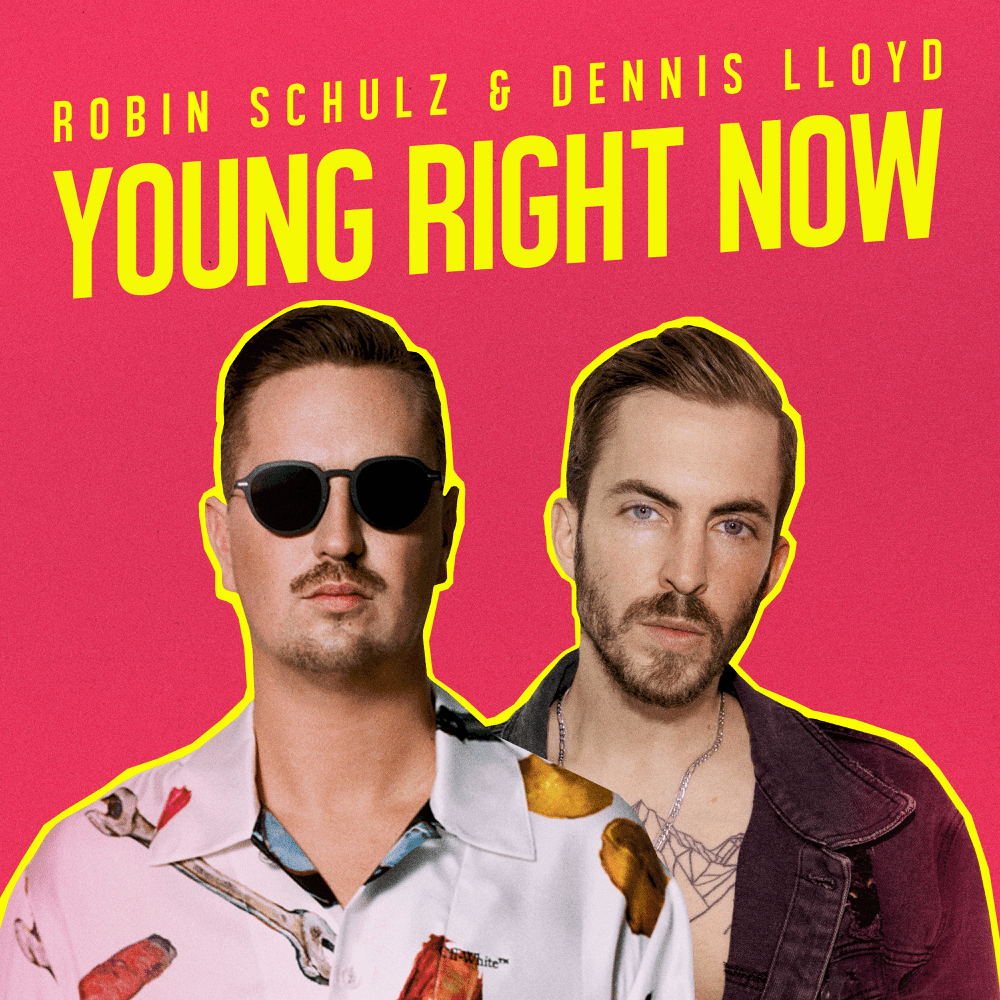 Album cover art for "Young Right Now" by Robin Schulz