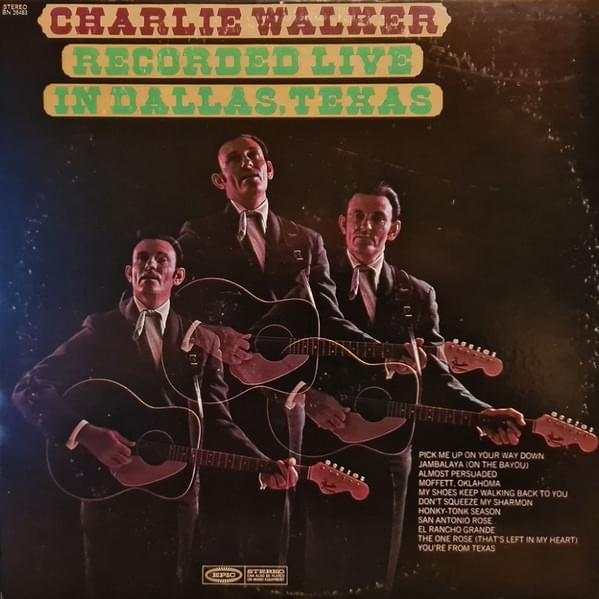 Album cover art for "Almost Persuaded" by Charlie Walker