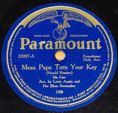 Album cover art for "Mean Papa Turn Your Key" by Ida Cox