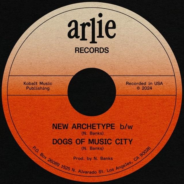 Album cover art for "dogs of music city" by Arlie
