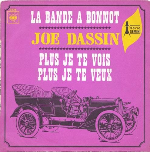 Album cover art for "La bande � Bonnot" by Joe Dassin