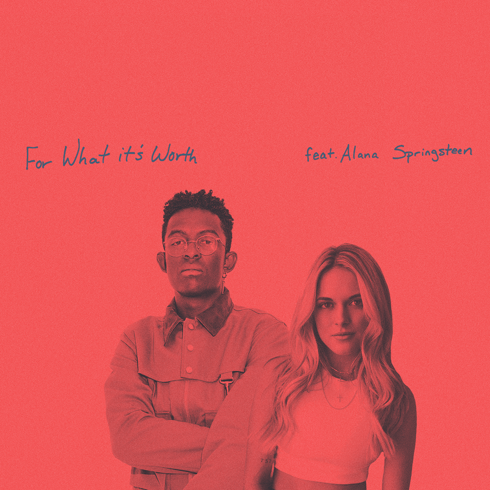 Album cover art for "For What It’s Worth (Remix)" by BRELAND & Alana Springsteen