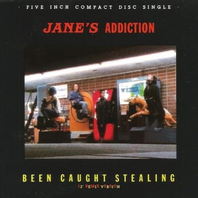 Album cover art for "Been Caught Stealing (12" Remix Version)" by Jane’s Addiction