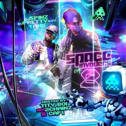 Album cover art for "Rollin Smokin Drinkin" by Travis Porter & Juicy J