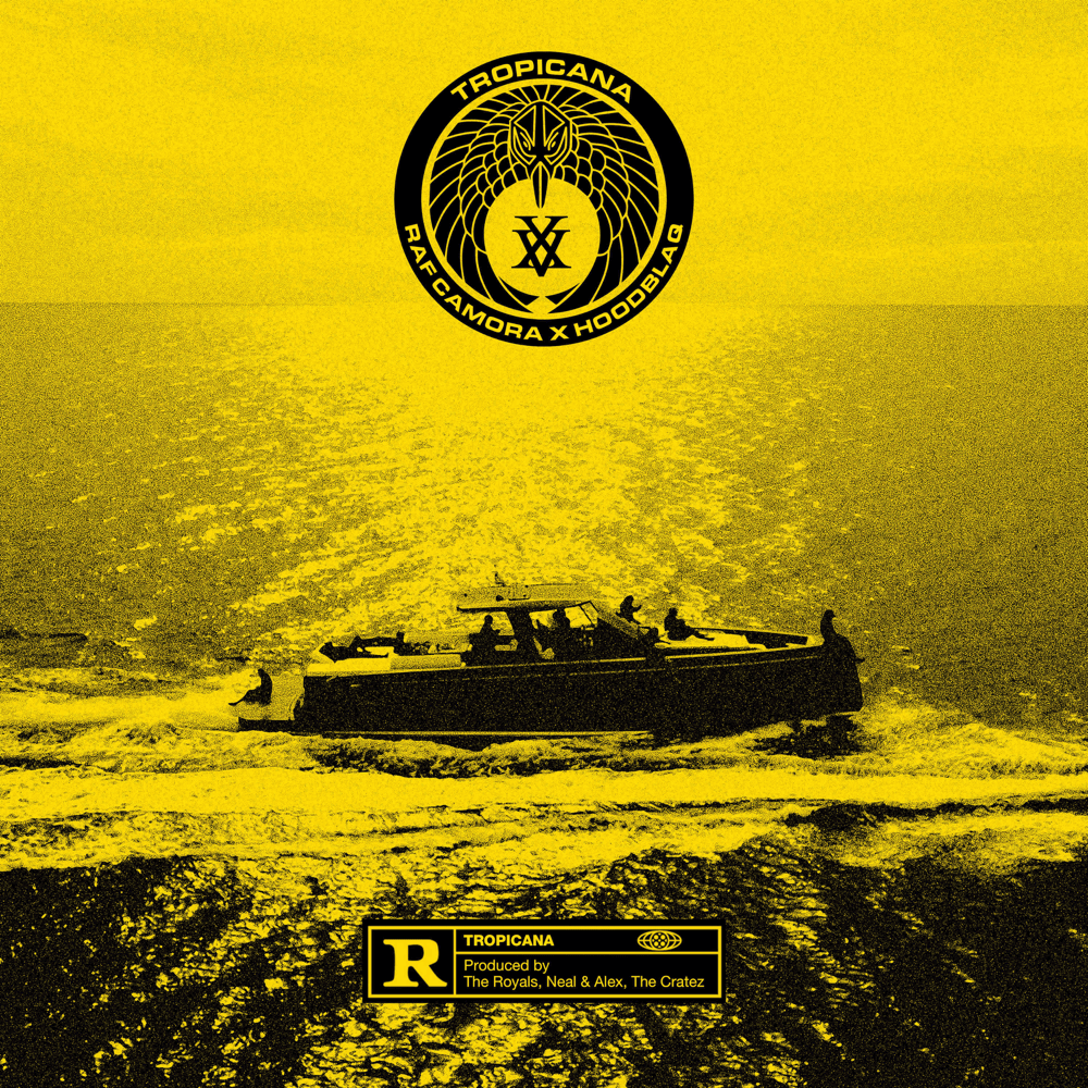 Album cover art for "Tropicana" by RAF Camora