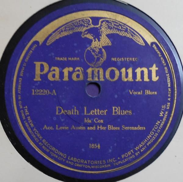 Album cover art for "Death Letter Blues (1924 Recording)" by Ida Cox