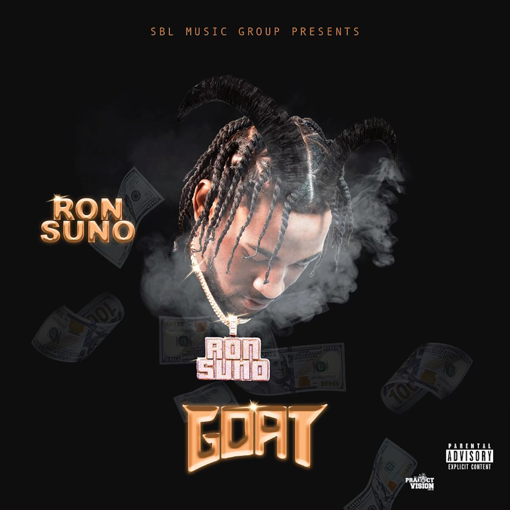 Album cover art for "GOAT" by Ron Suno