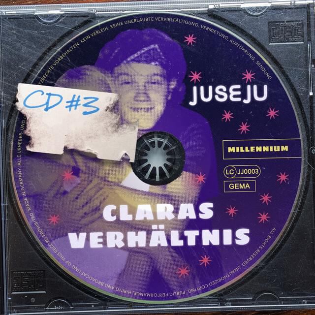 Album cover art for "Claras Verhältnis" by Juse Ju