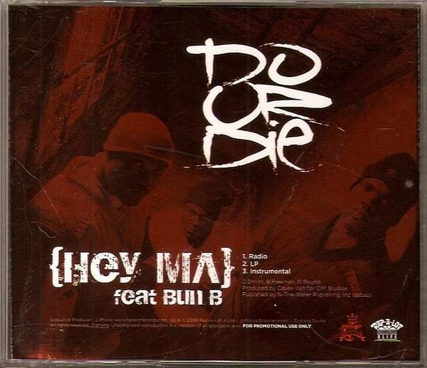 Album cover art for "Hey Ma!" by Do or Die & Bun B