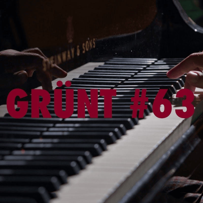 Album cover art for "Grünt #63" by Grünt & Chilly Gonzales & Sheldon & M le Maudit & Zinée & Le Juiice & Jwles & Le Lij & Bob Marlich & La Rumeur