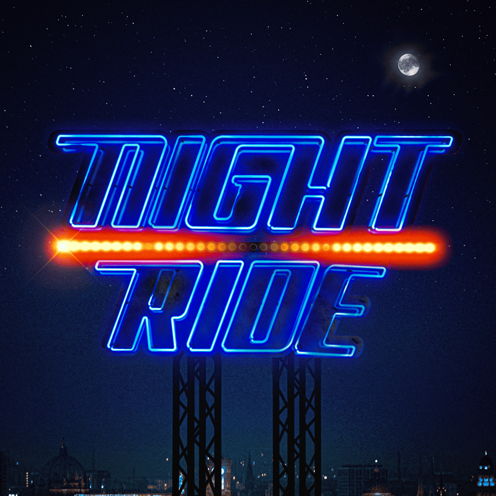 Album cover art for "Night Ride" by Peter Fox & Kofee Bean