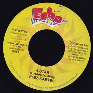 Album cover art for "4 Star" by Vybz Kartel