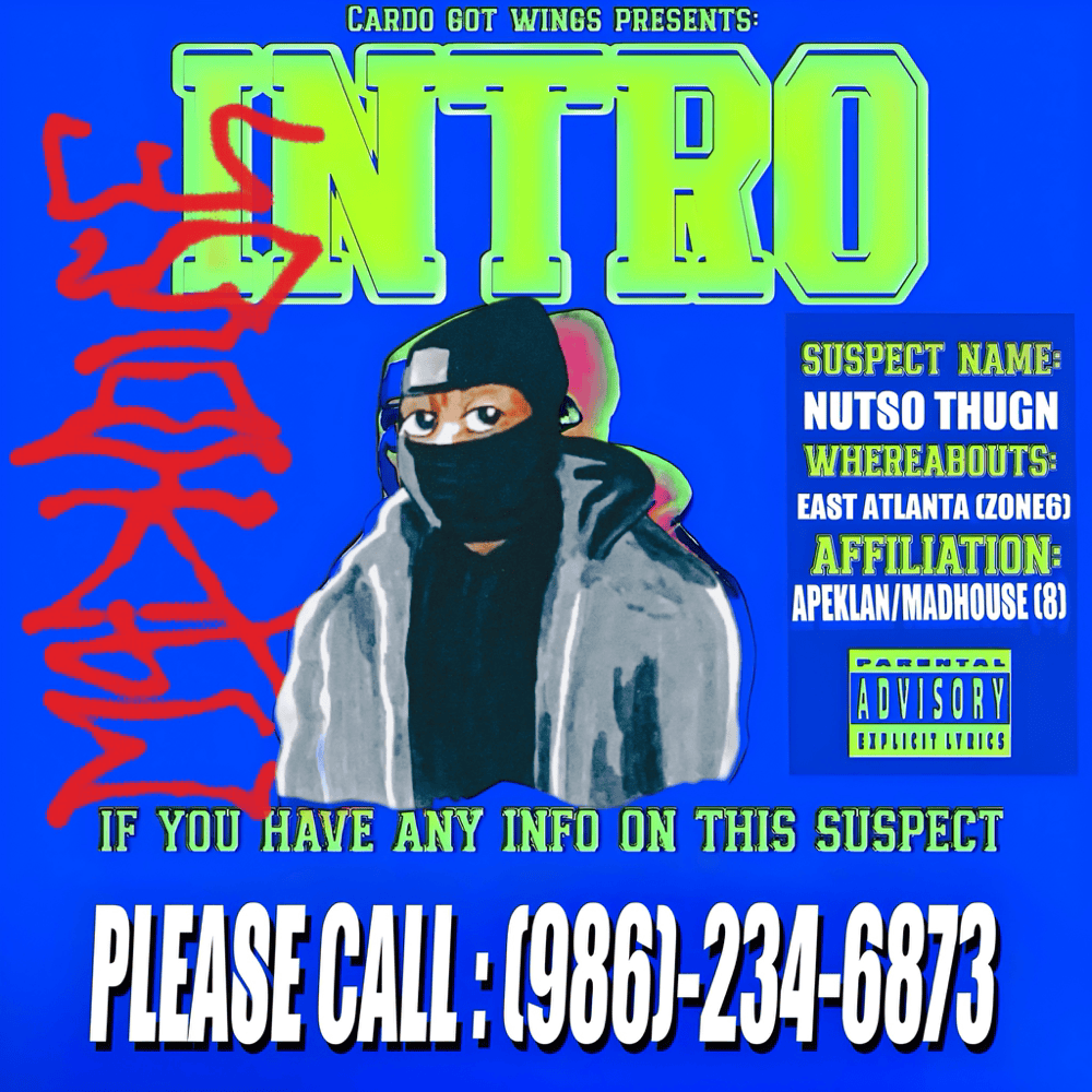 Album cover art for "intro" by Cardo Got Wings
